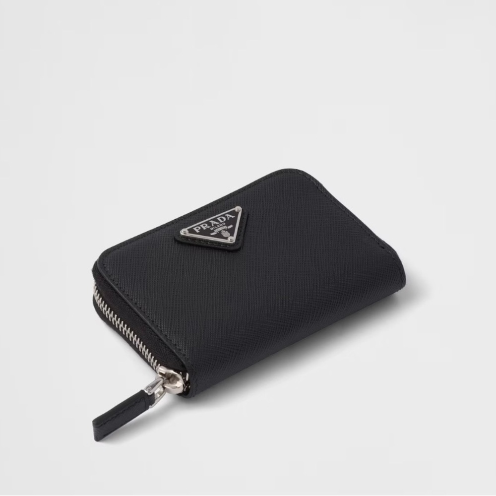 Prada Black Saffiano Leather Wallet